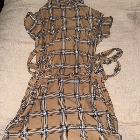 Plaid Button-Down Dress - Picture 3 of 3